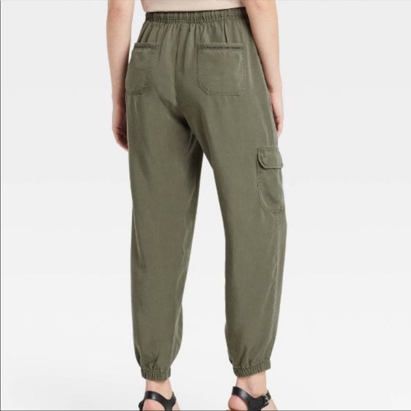 Olive green Cargo jogger pants XL - Picture 9 of 9